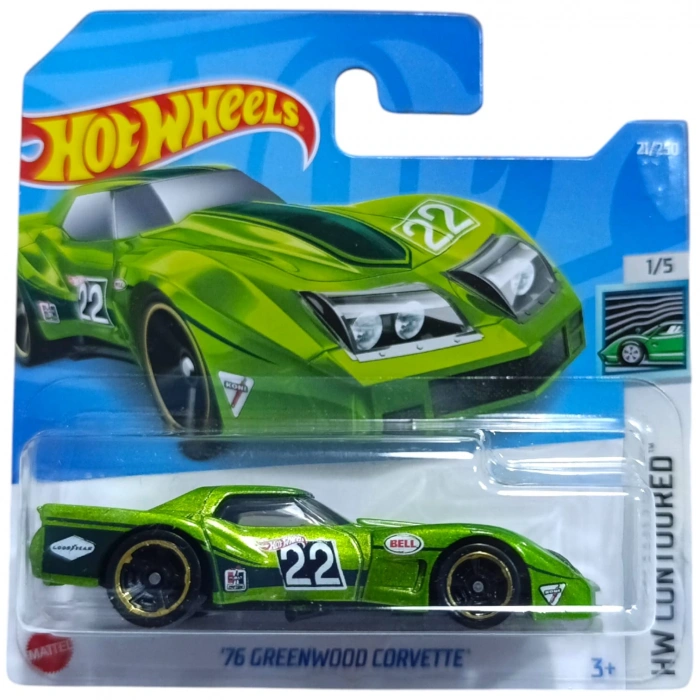 HotWheels (2022) CORVETTE 76 GREENWOOD