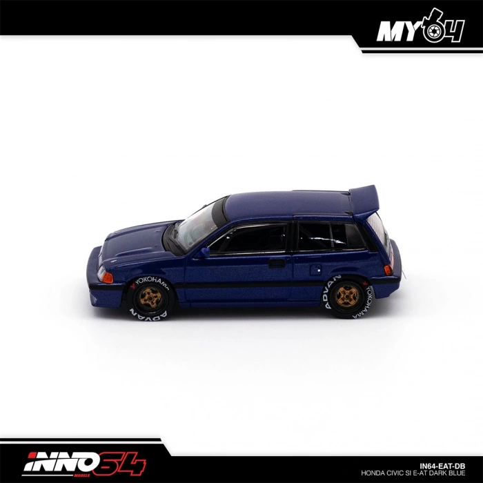 Inno 1/64 HONDA CIVIC Si E-AT Dark Blue