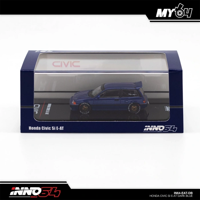 Inno 1/64 HONDA CIVIC Si E-AT Dark Blue