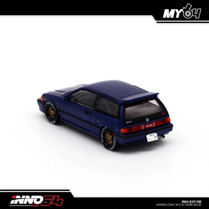 Inno 1/64 HONDA CIVIC Si E-AT Dark Blue