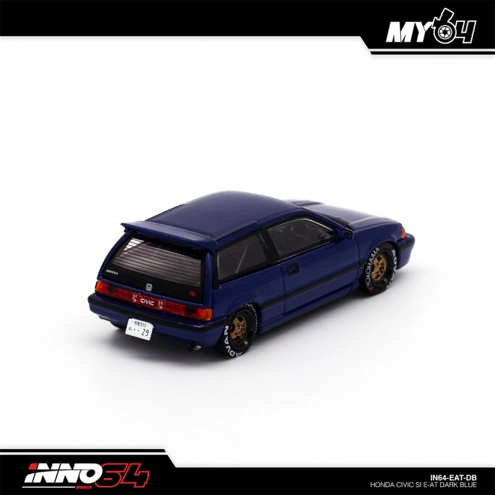 Inno 1/64 HONDA CIVIC Si E-AT Dark Blue