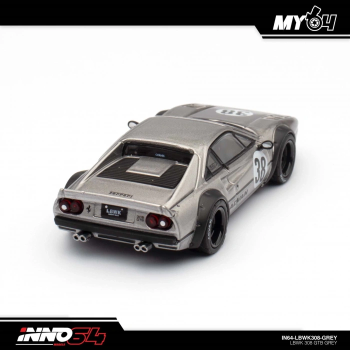 Inno 1/64 LBWK 308 GTB Grey IN64-LBWK308-GREY