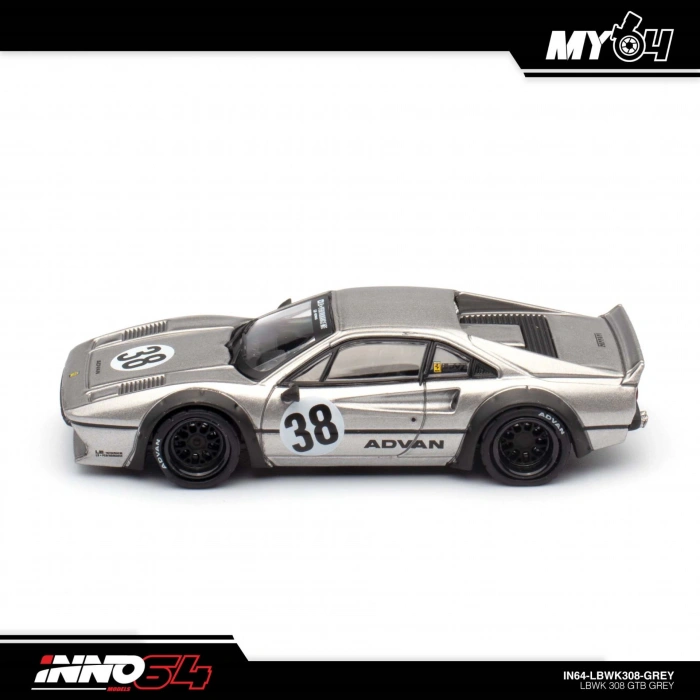 Inno 1/64 LBWK 308 GTB Grey IN64-LBWK308-GREY