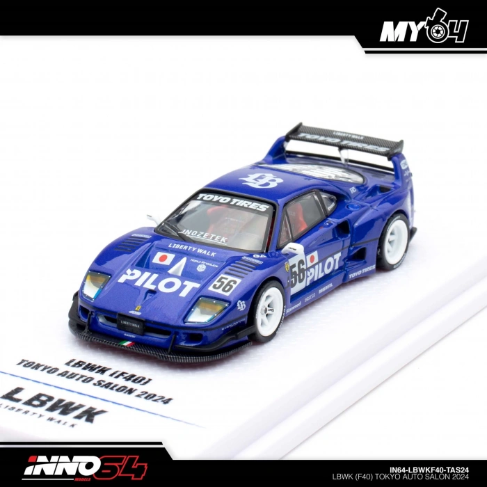 Inno 1/64 LBWK F40 Tokyo Auto Salon 2024 IN64-LBWKF40-TAS24