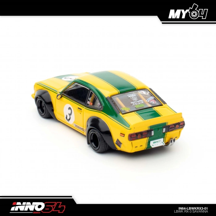 Inno 1/64 LBWK MAZDA RX3 SAVANNA IN64-LBWKRX3-01