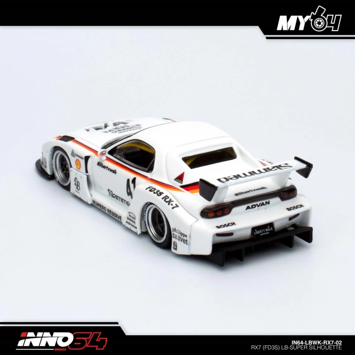 Inno 1/64 MAZDA RX7 (FD3S) LB-SUPER SILHOUETTE IN64-LBWK-RX7-02