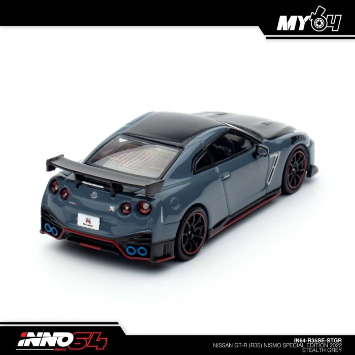 Inno 1/64 NISSAN GT-R (R35) NISMO SPECIAL EDITION 2022 Stealth Gray IN64-R35NSE-STGR