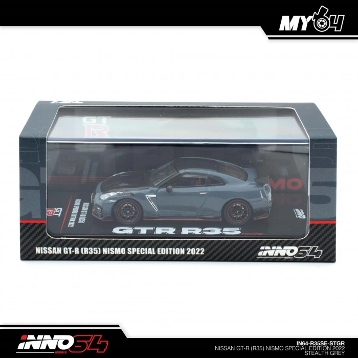 Inno 1/64 NISSAN GT-R (R35) NISMO SPECIAL EDITION 2022 Stealth Gray IN64-R35NSE-STGR