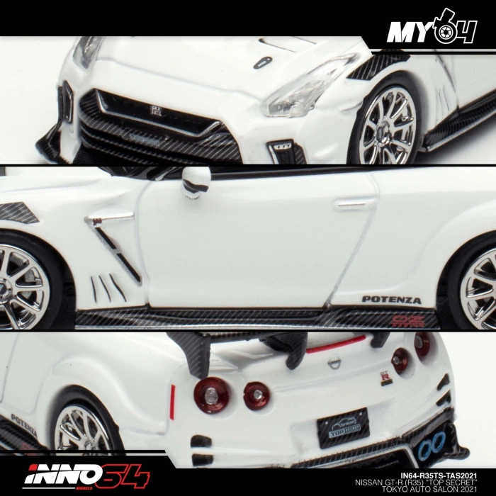 Inno 1/64 Nissan GT-R (R35) Top Secret Tokyo Auto Salon 2021