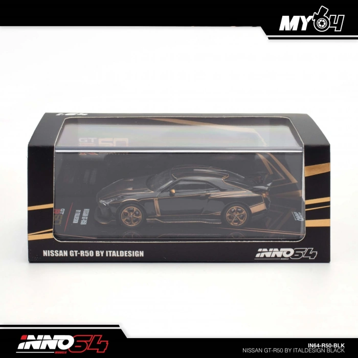 Inno 1/64 Nissan GT-R50 by Italdesign Black