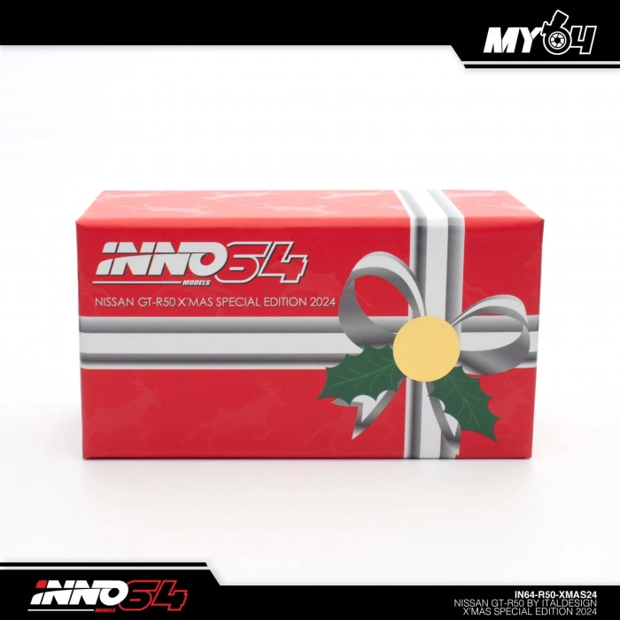 Inno 1/64 Nissan GT-R50 XMAS 2024 Special Edtion IN64-R50-XMAS24