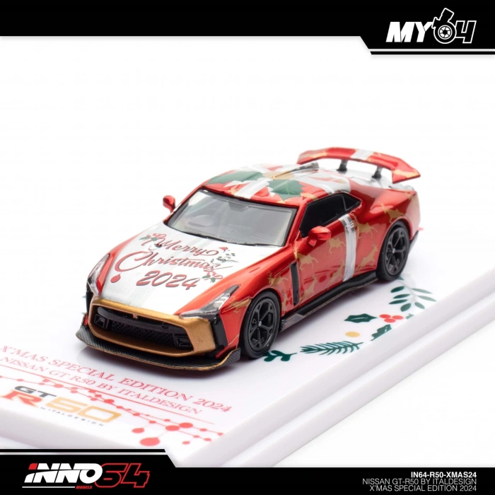 Inno 1/64 Nissan GT-R50 XMAS 2024 Special Edtion IN64-R50-XMAS24