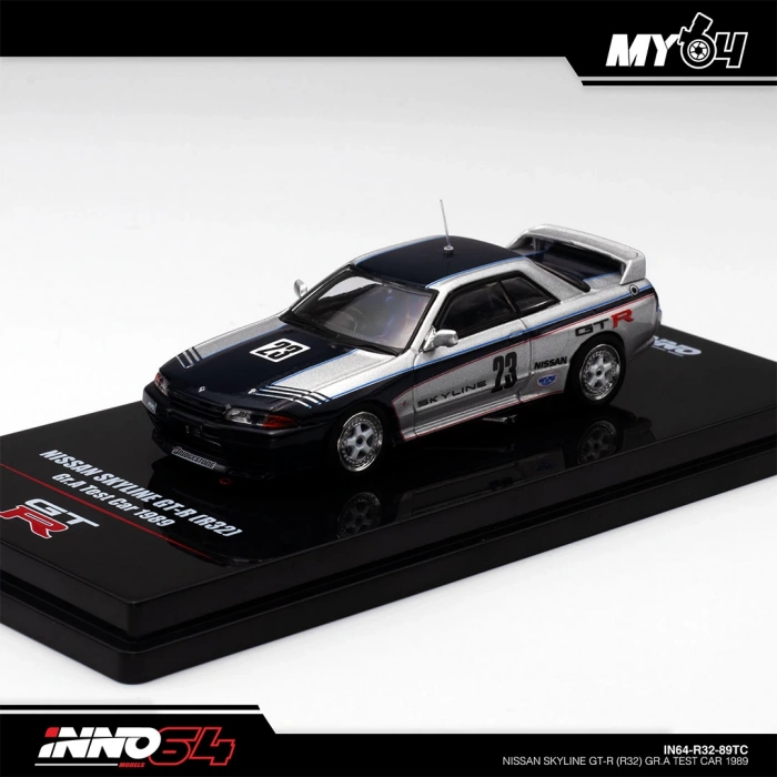 Inno 1/64 NISSAN SKYLINE GT-R (R32) Gr.A Test Car 1989