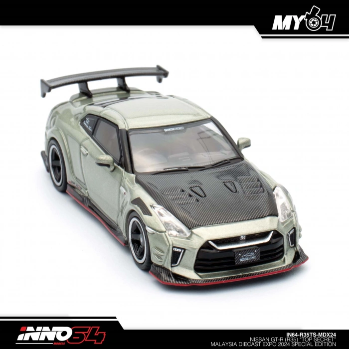 Inno 1/64 Nissan Skyline GT-R R35 Top Secret (Malaysia Diecast Expo 2024)