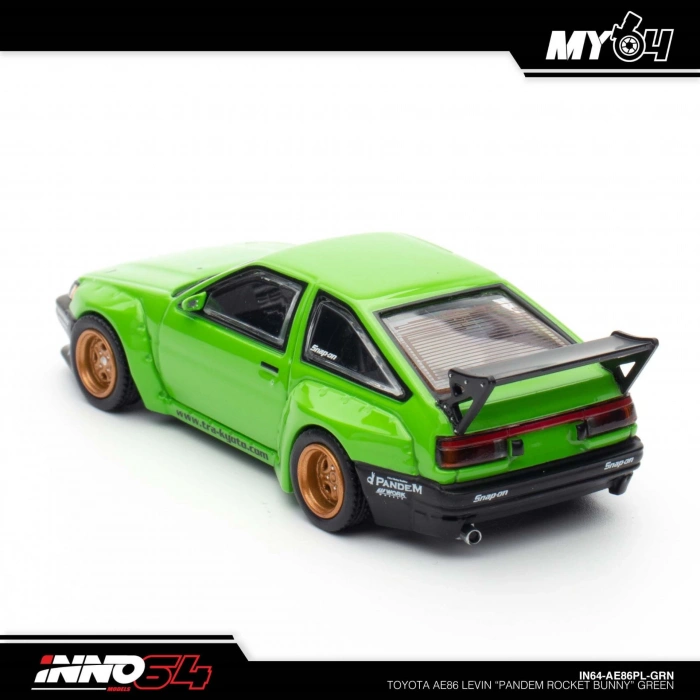 Inno 1/64 Toyota AE86 Levin  Pandem Rocket Bunny Green