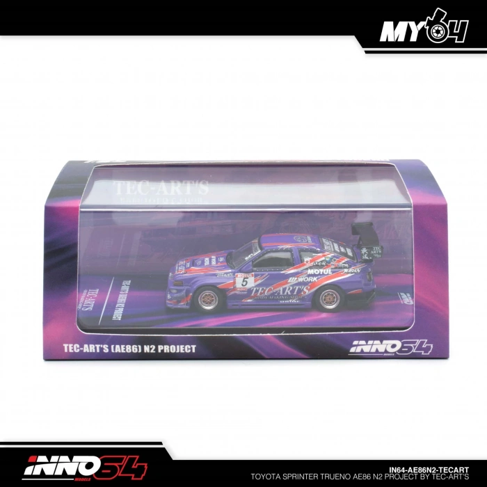 Inno 1/64 Toyota Sprinter Trueno AE86 N2 Project by Tec-Arts