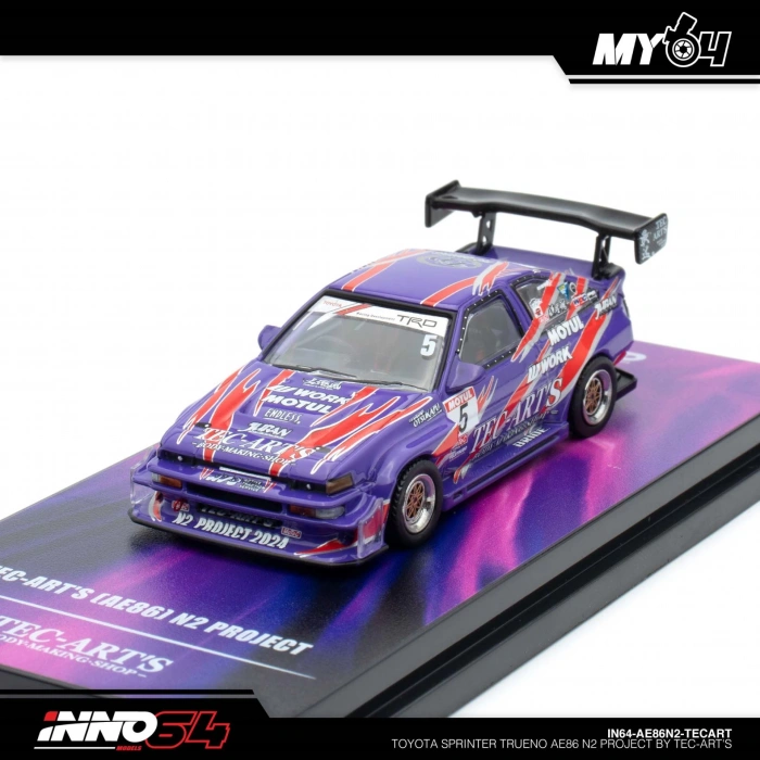 Inno 1/64 Toyota Sprinter Trueno AE86 N2 Project by Tec-Arts