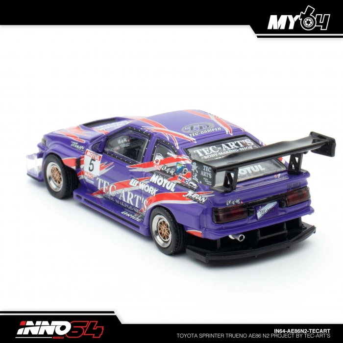Inno 1/64 Toyota Sprinter Trueno AE86 N2 Project by Tec-Arts