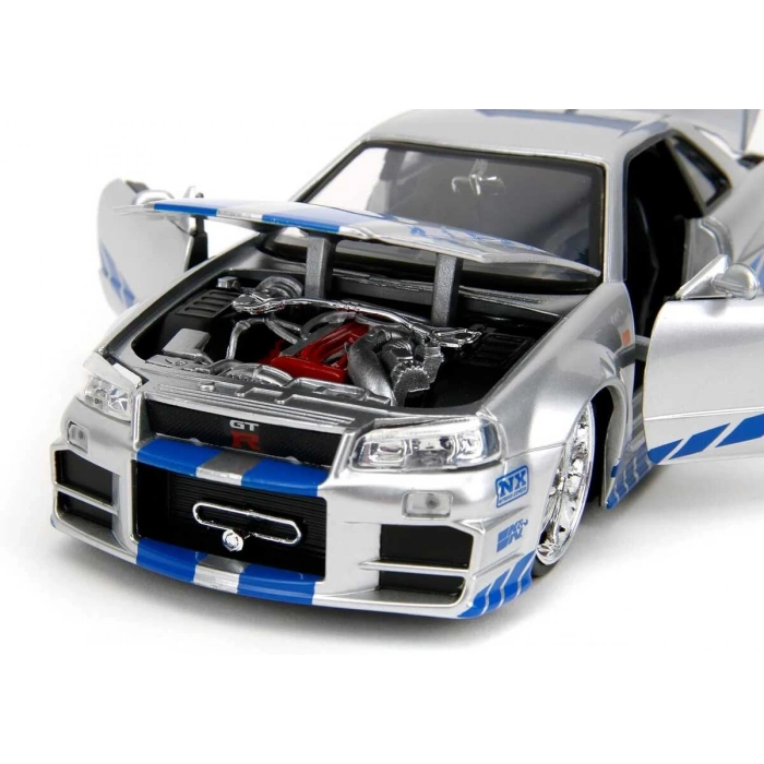 Jada 1/24 Fast & Furious 2002 Nissan Skyline GT-R R34