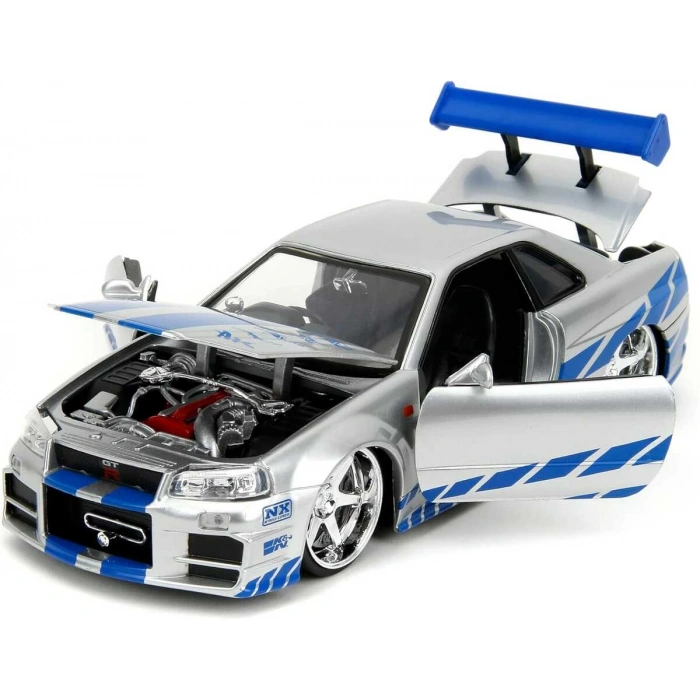 Jada 1/24 Fast & Furious 2002 Nissan Skyline GT-R R34