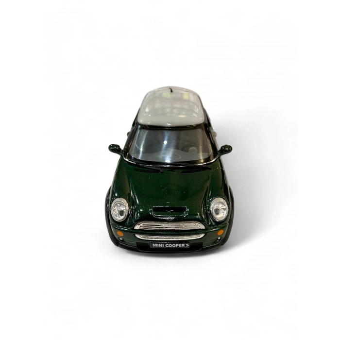 Kinsmart 1/28 Mini Cooper S Yeşil (Çek Bırak)