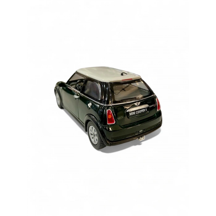 Kinsmart 1/28 Mini Cooper S Yeşil (Çek Bırak)