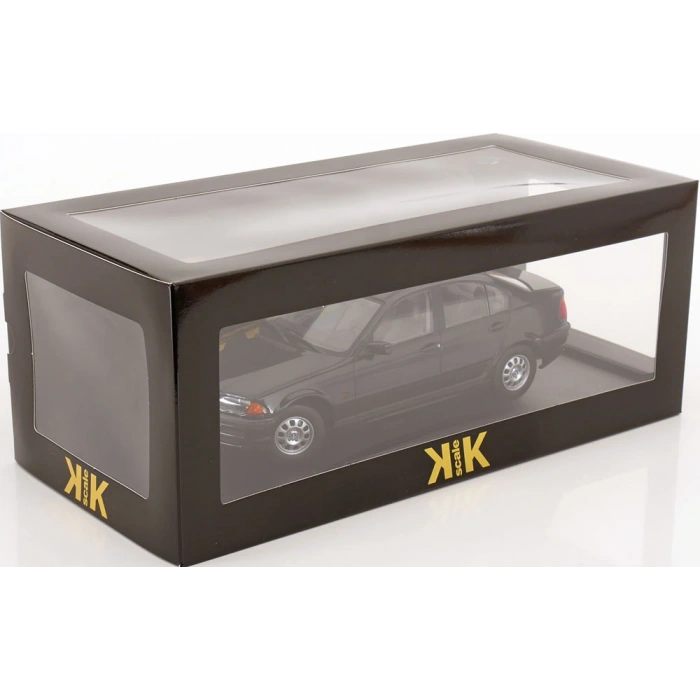 KK SCALE 1/18 BMW 3 Serie (E46) Limousine 1999 Black Metallic