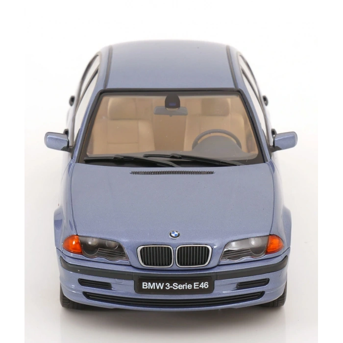 KK SCALE 181432 1/18 BMW 3 Serie (E46) Limousine 1999 Light Blue Metallic