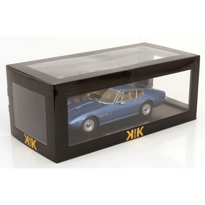 KK SCALE 181271 1/18 Maserati Ghibli Coupe 1969 Blue Metallic
