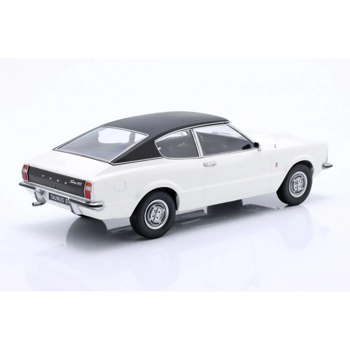 KK SCALE 181003 1/18 Ford Taunus GT Coupe1971 White / Matt Black