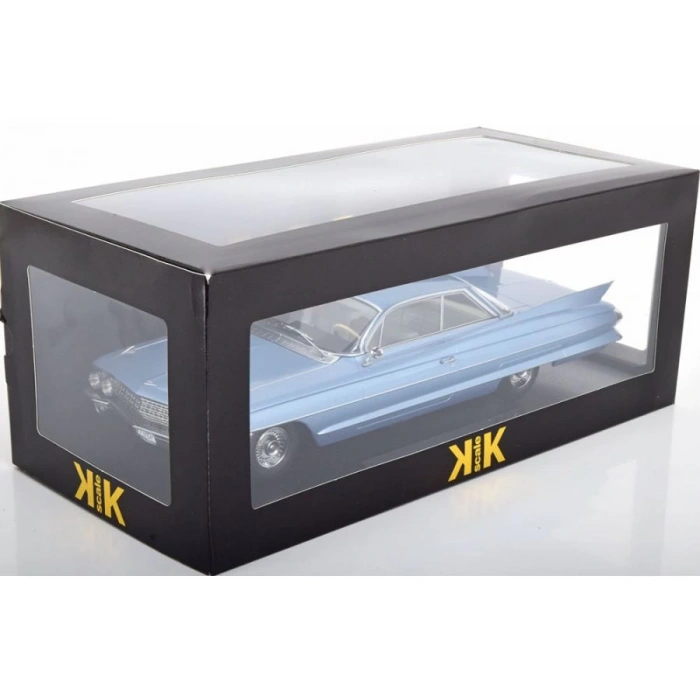 KK SCALE Cadillac Coupe DeVille Series 62 1961 Blue Metallic