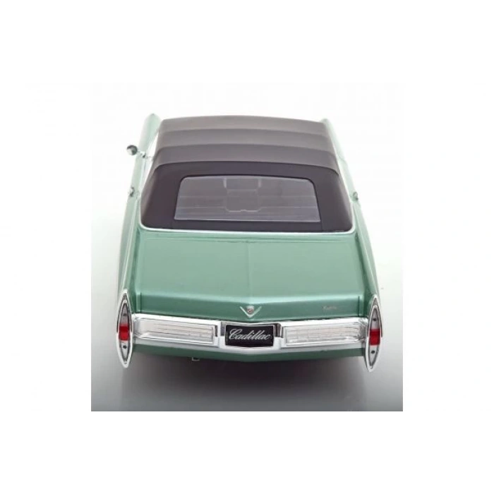 KK SCALE 1/18 Cadillac DeVille Convertible 1967 Light Green Metallic / Black