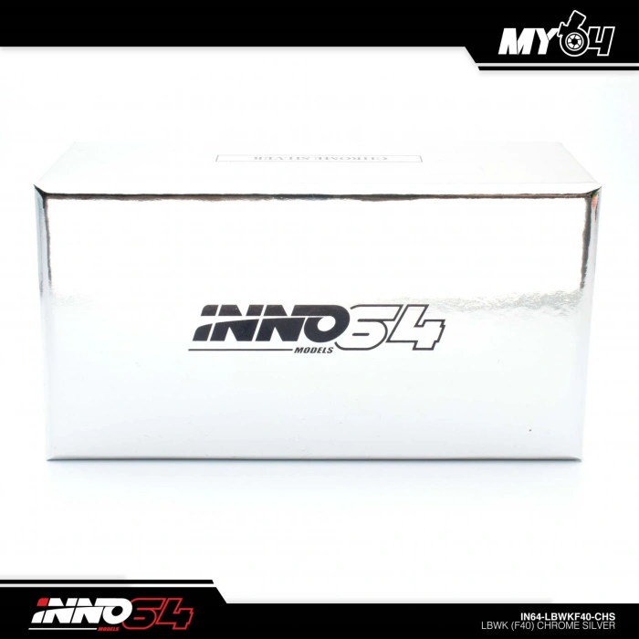 Inno 1/64 LBWK (F40) Chrome Silver