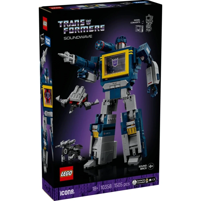 LEGO® 10358 Icons Transformers: Soundwave