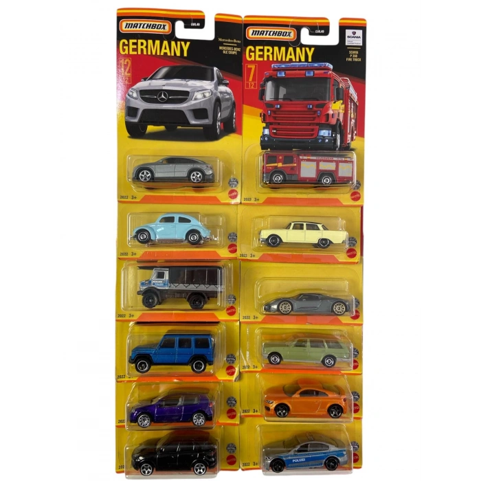Matchbox Collectors Germany 12Lı Set