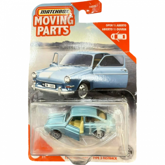 Matchbox Collectors Moving Parts - 1965 Volkswagen Type 3 Fastback