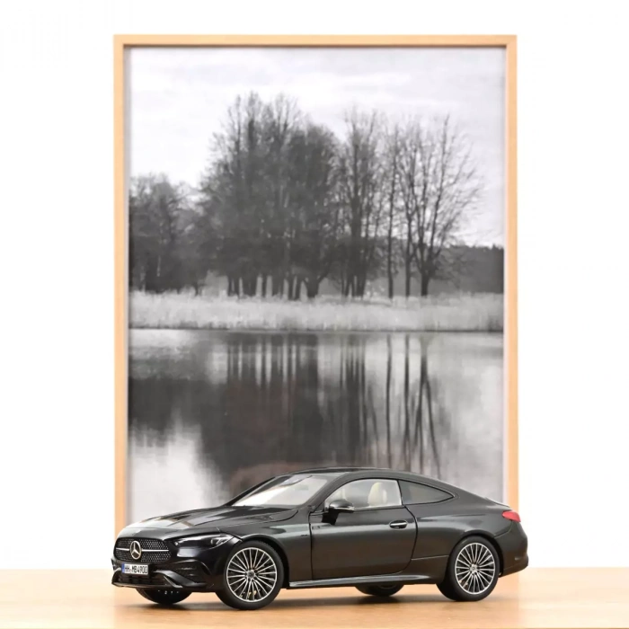 Norev 183937 1/18 Mercedes-Benz CLE Coupe 2024 Obsidian Black Metallic