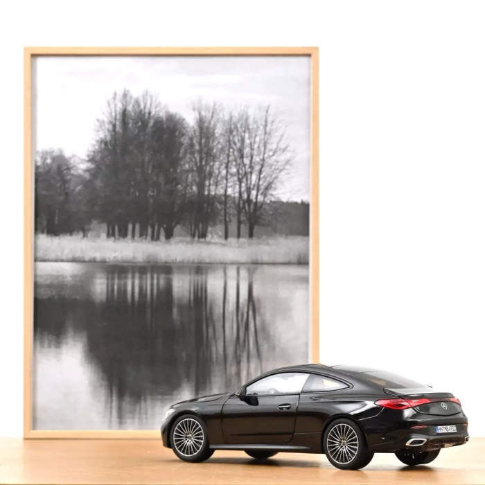Norev 183937 1/18 Mercedes-Benz CLE Coupe 2024 Obsidian Black Metallic