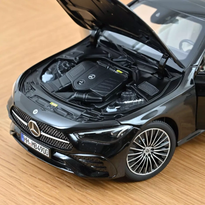 Norev 183937 1/18 Mercedes-Benz CLE Coupe 2024 Obsidian Black Metallic