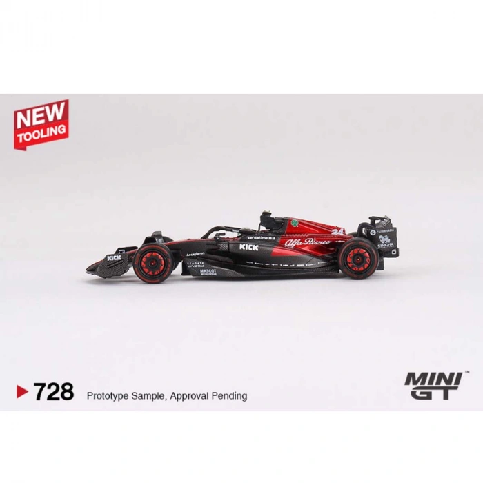 Mini GT 1/64 Alfa Romeo C43 Zhou Guanyu 2023 F1 Australian GP MGT00728
