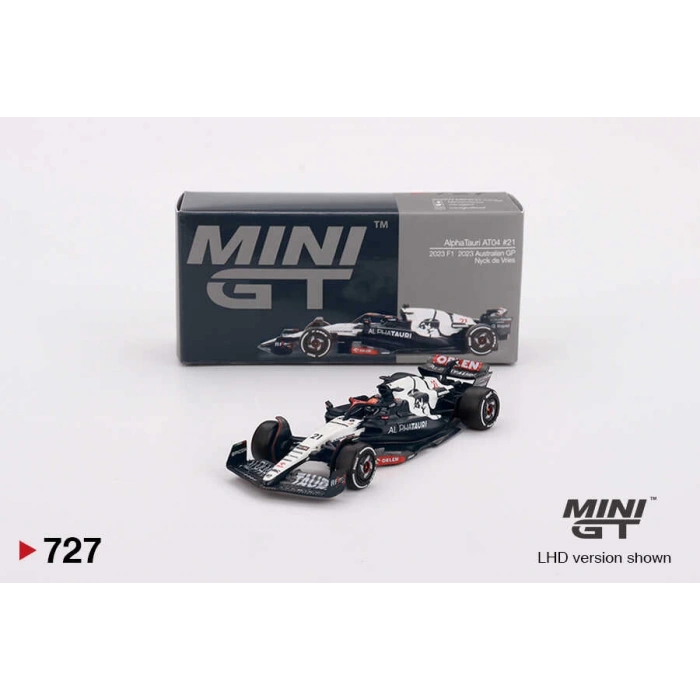 Mini GT MGT00727 1/64 AlphaTauri AT04 Nyck de Vries 2023 F1 2023 Australian GP