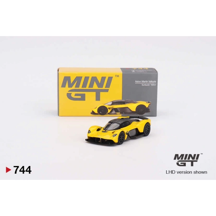 Mini GT 1/64 Aston Martin Valkyrie Sunburst Yellow MGT00744