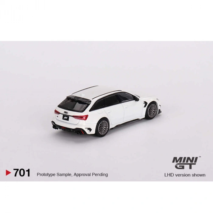 Mini GT 1/64 Audi ABT RS6-R Glacier White Metallic MGT00701