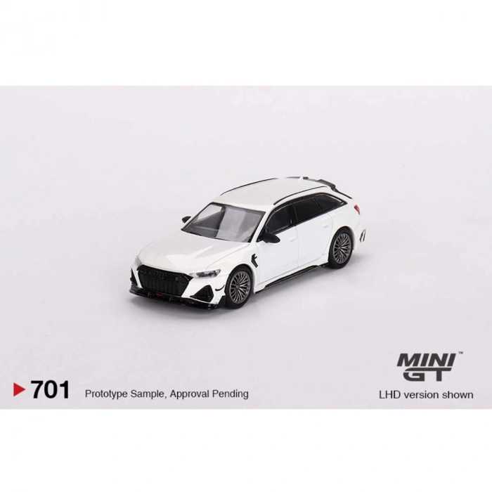 Mini GT 1/64 Audi ABT RS6-R Glacier White Metallic MGT00701
