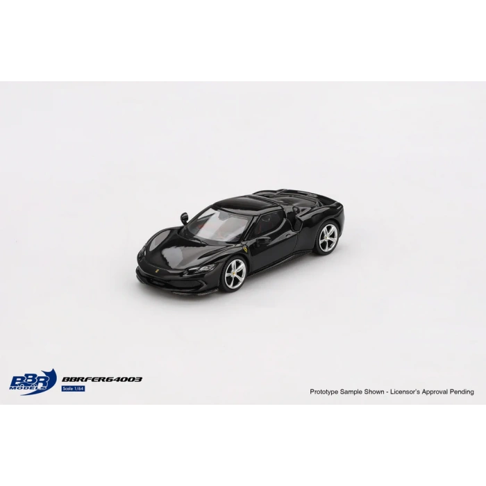 Mini GT - BRR BBRFER64003 1/64 Ferrari 296 GTB Nero Daytona