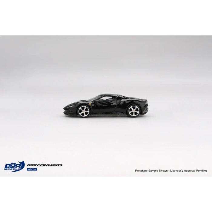 Mini GT - BRR BBRFER64003 1/64 Ferrari 296 GTB Nero Daytona