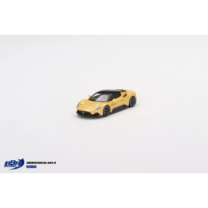 Mini GT - BBR BBRDIE6404 1/64  Maserati MC20 Giallo Genio BBRDIE6404