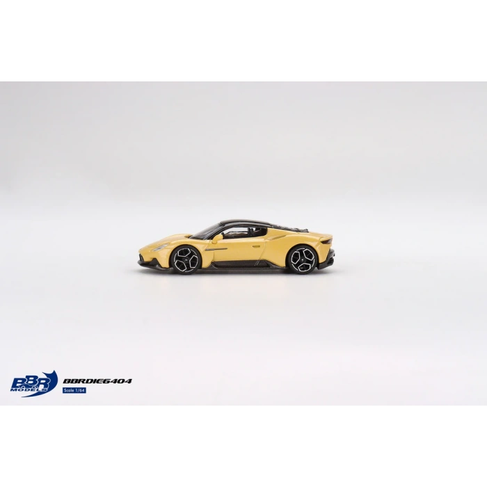 Mini GT - BBR BBRDIE6404 1/64  Maserati MC20 Giallo Genio BBRDIE6404