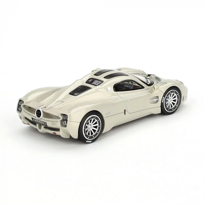 Mini GT 1/64 BBR Pagani Utopia Presentation Grigio Rinascimento