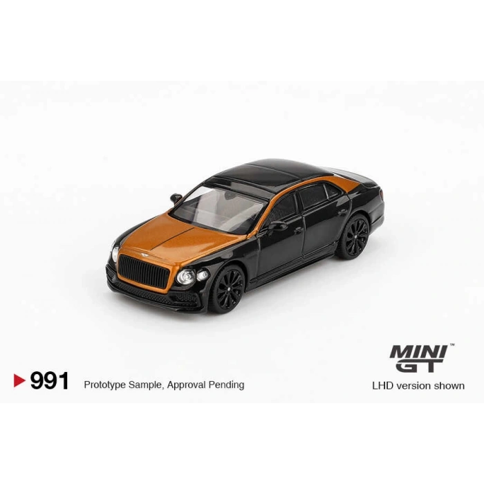 Mini GT 1/64 Bentley Flying Spur Orange Flame / Onyx MGT00991